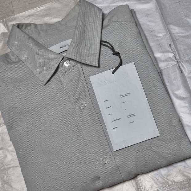 아월셀브스 샴브레이 릴렉스드 셔츠 스모크3