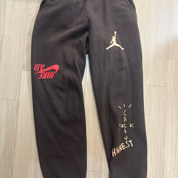 트래비스스캇 조거 팬츠 M 캑터스잭