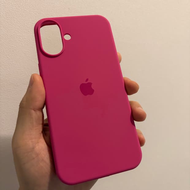 (새상품) 아이폰 16플러스 핑크 케이스 판매