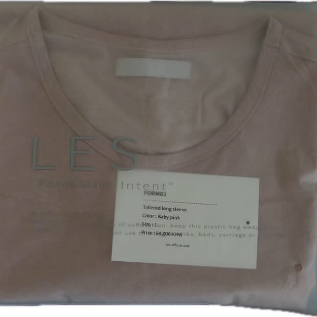 1)Les tailored long sleeve baby pink