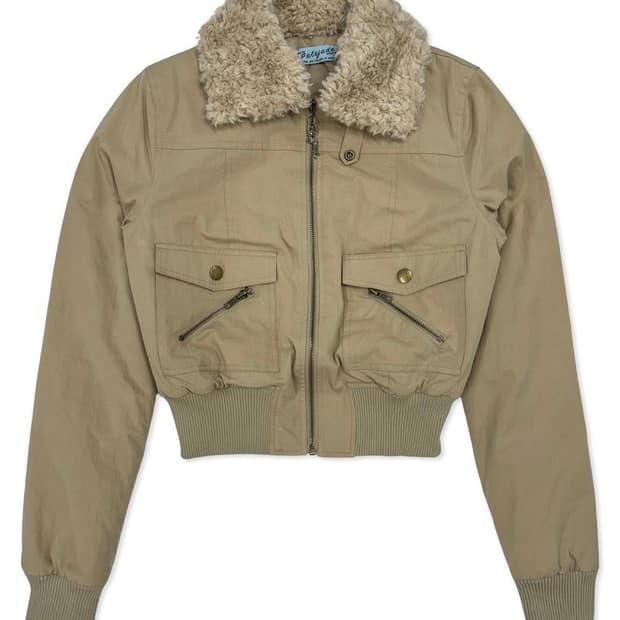 [실사O] 페일제이드 빈티지 코튼 패디드 봄버 점퍼 베이지