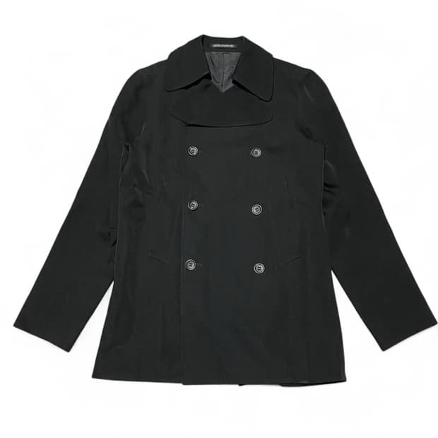 요지 야마모토 와이즈 더블 코트 y2k 여성