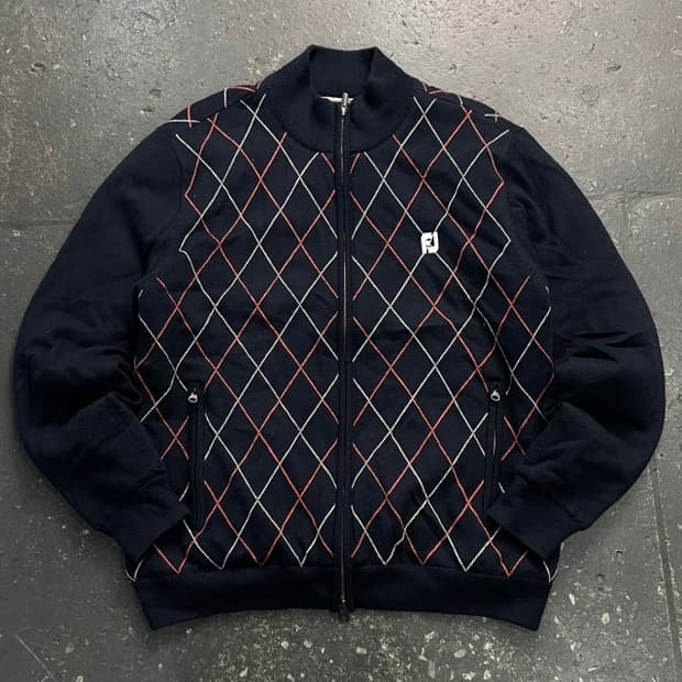 100 풋조이 방풍 니트집업 