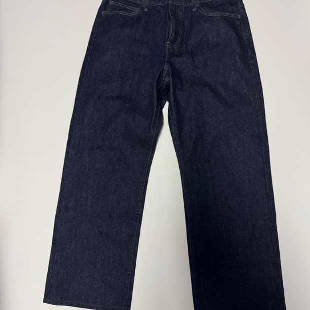 유니클로 X Jw앤더슨 로고 포인트 데님팬츠 32.2인치