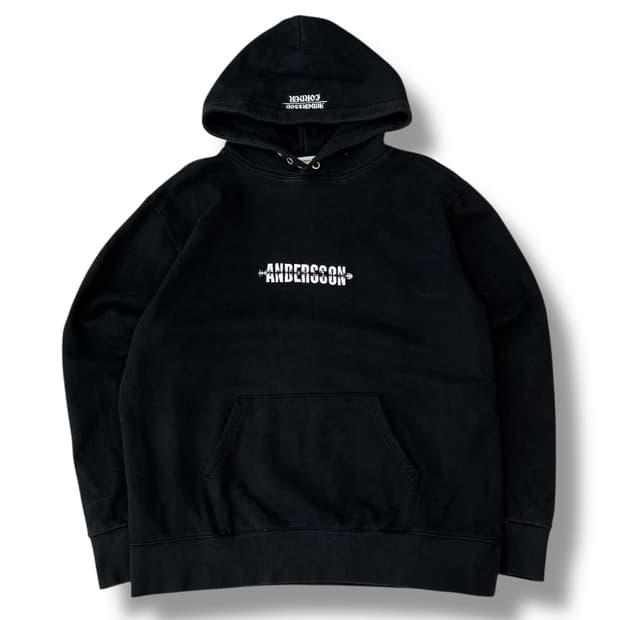 앤더슨벨 자수 후드티 r1125