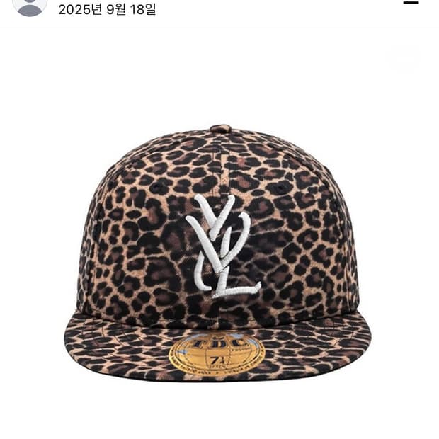 (구매) YVL 플레이보이 오피움 레오파드 7 5/8사이즈