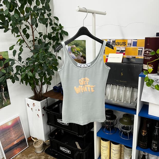 오프화이트 슬리브리스 M