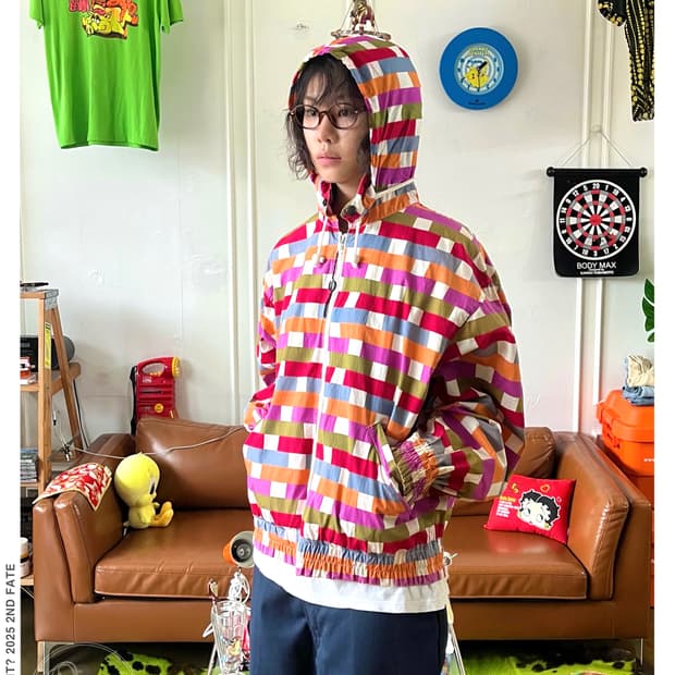 1990s MISSONI Sport Hoodie Bomber Jacket