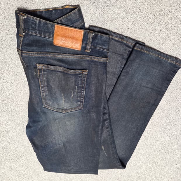 Modified 데미지드 코팅 데님 팬츠 34