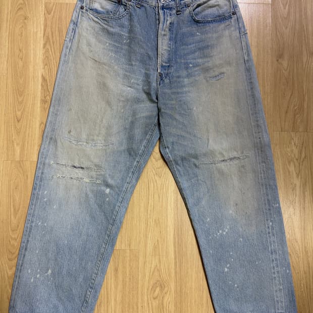 [32x30] A.presse 아프레쎄 25ss No.37 블리치 데님