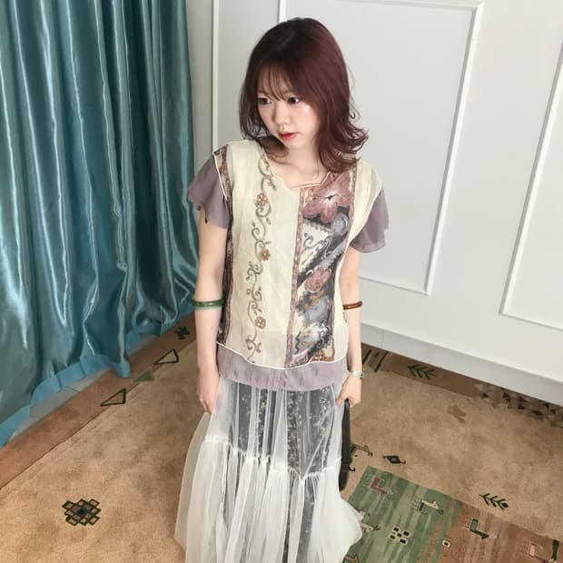 몽글 몽 글 빈티지 무드와 어우러진 로맨틱 보헤미안 룩𖧧𓂃˖₊