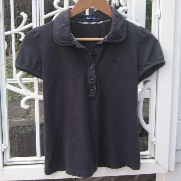vintage BURBERRY puff sleeves top