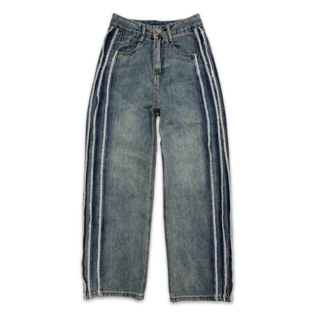 빈티지 사이드 라인 데님 팬츠
