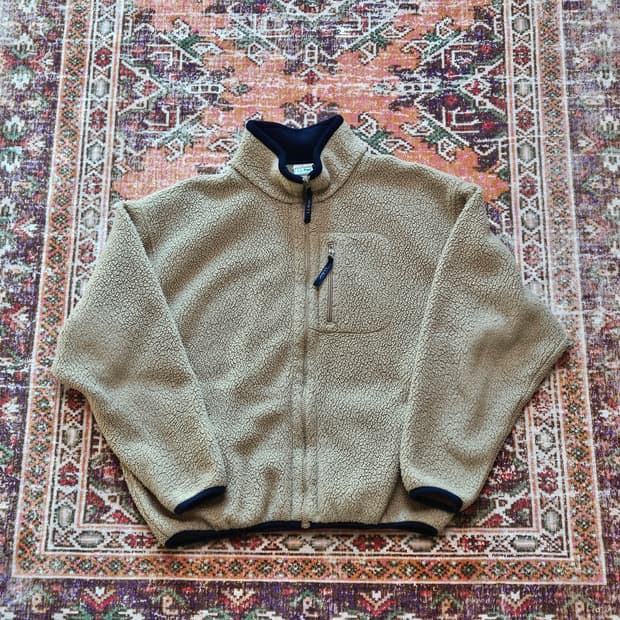 90s LL Bean 플리스 딥파일 집업(XL~2XL)