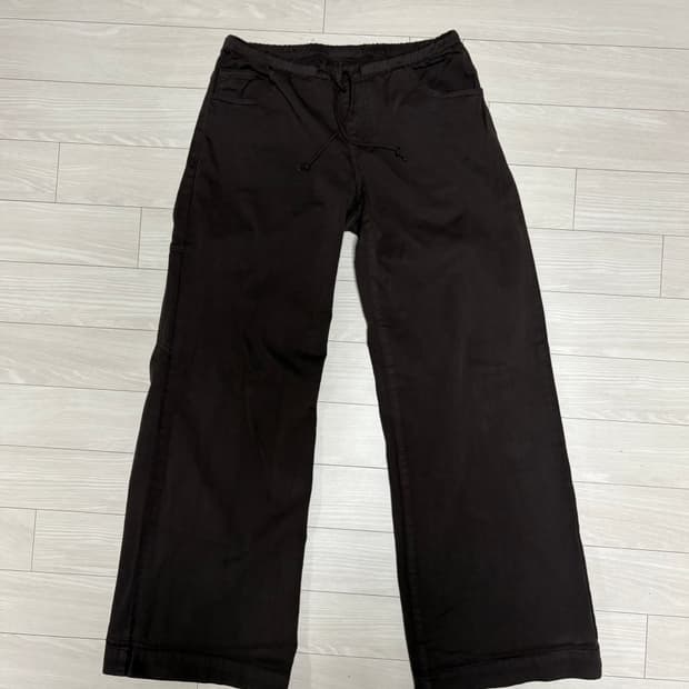 브랜디 멜빌 갈색 와이드 팬츠