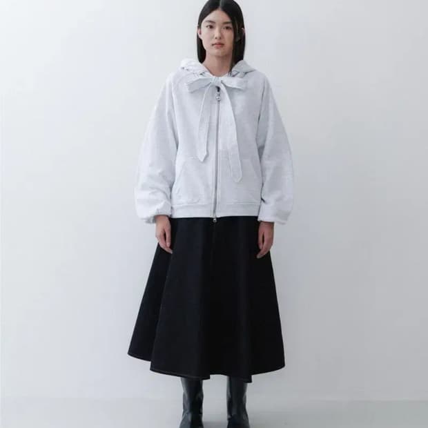 에핑글러 데님 플레어 스커트