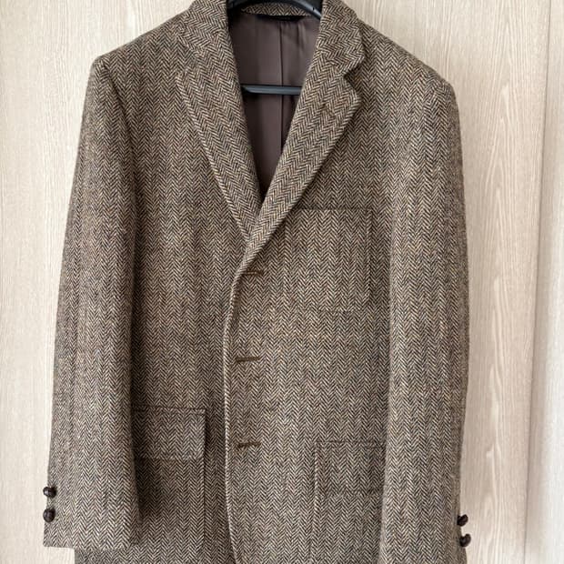 (새상품)브룩스브라더스 헤링본 트위드자켓(색자켓) 팝니다.