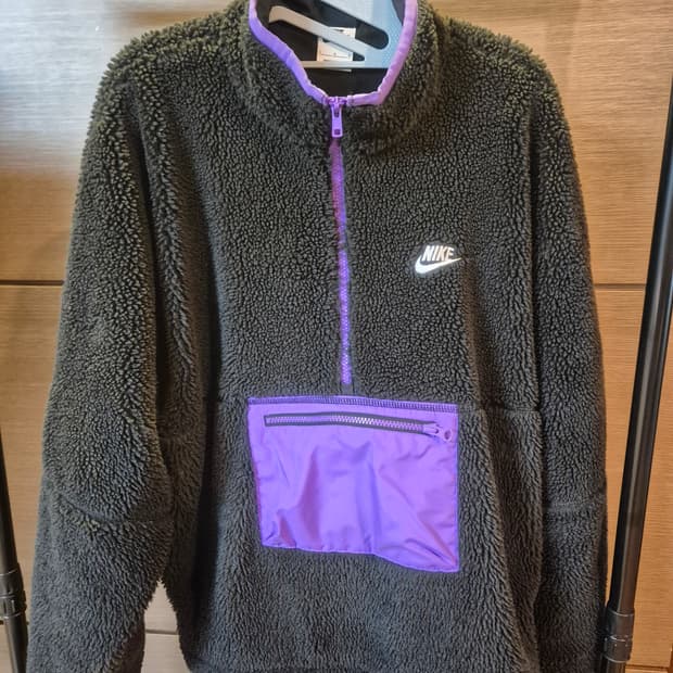 나이키 쉐르파 양털 아노락