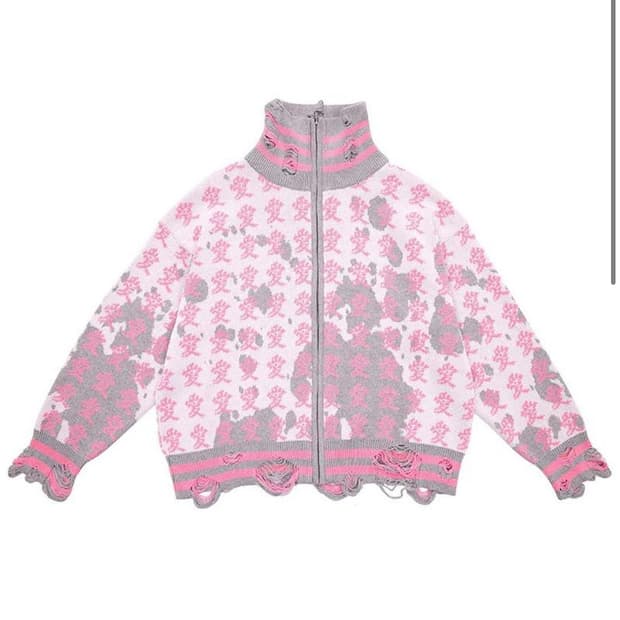 [cfierce] 'LOVE‘ ZIP UP JUMPER