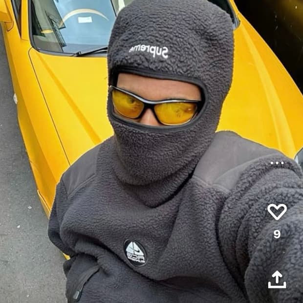 슈프림 나이키 후리스 바라클라바 플리스