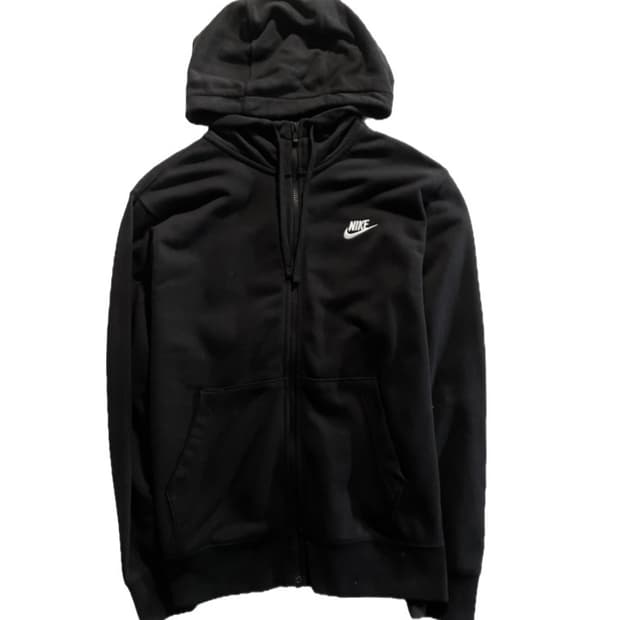 나이키 후드집업 블랙