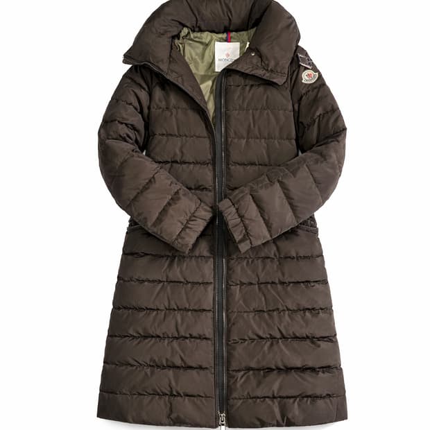 몽클레어 여성 롱 패딩 브라운