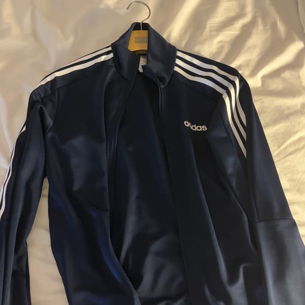 아디다스 네이비 져지 트랙탑