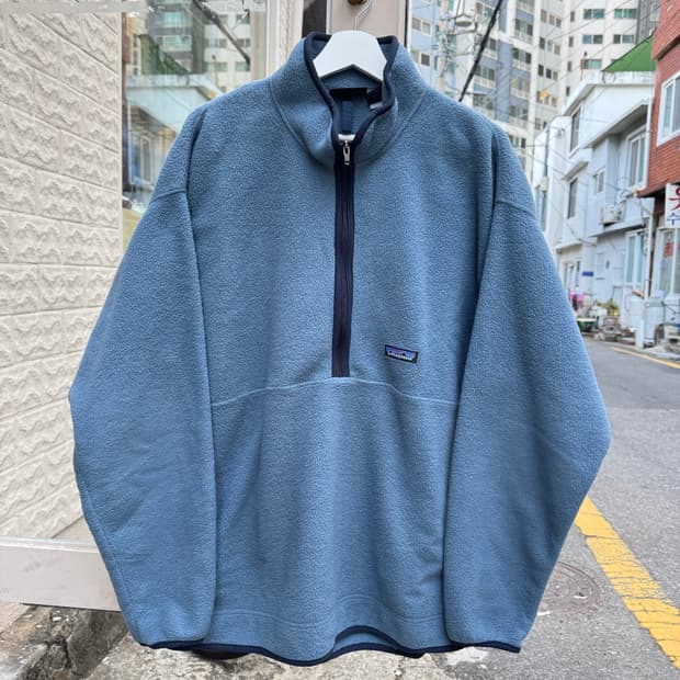 파타고니아 신칠라 마수피얼 하프집업 스카이블루 xxl