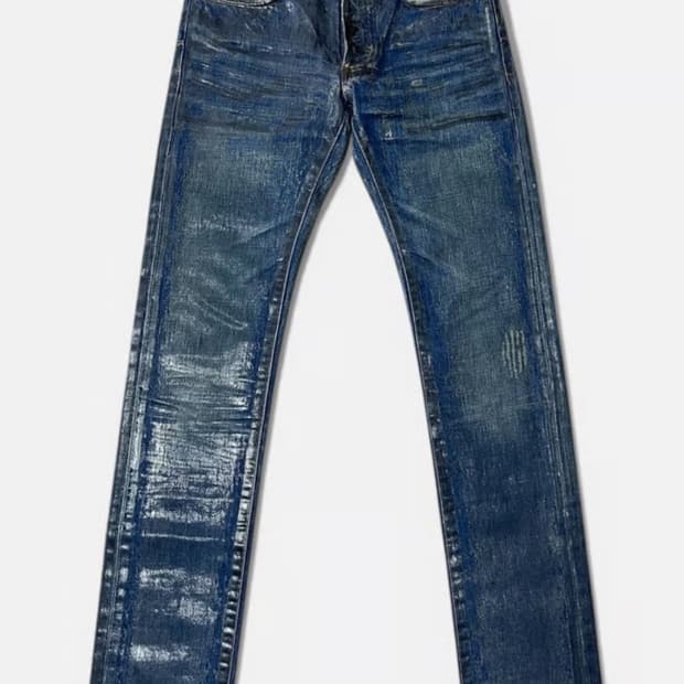 (구매글) 27~29 디올옴므 블루 왁스 코팅진