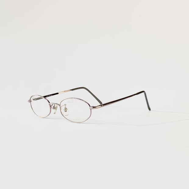 [픽키-650] (small)로즈 메탈 안경 미니멀 오벌 데드스탁