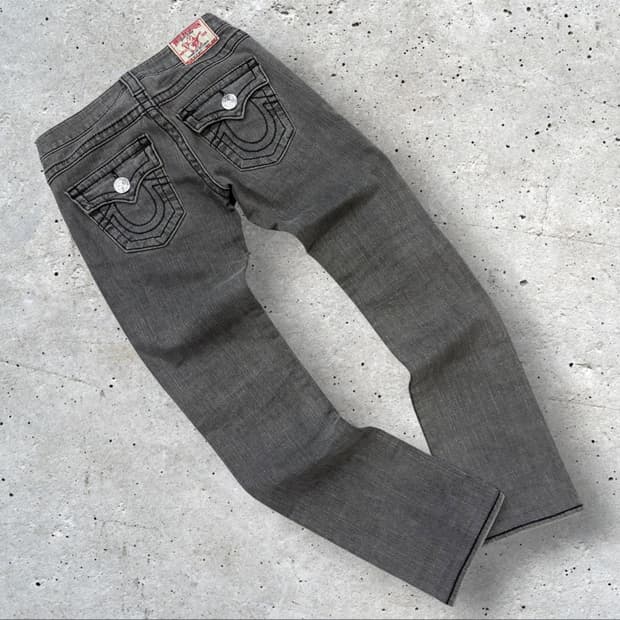 [25] 트루릴리젼 빌리 빅티 그레이 데님 바지 팬츠 D580