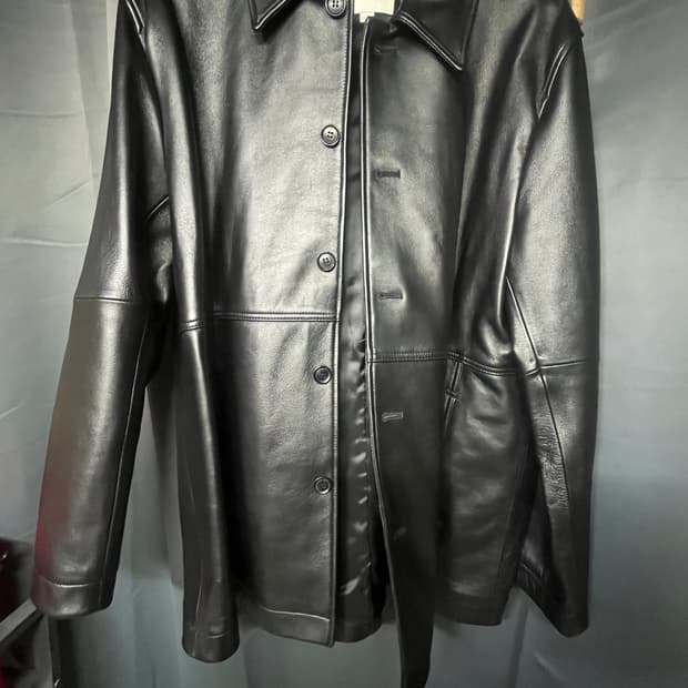 셔터 이탈리안 램스킨 레더자켓(s)