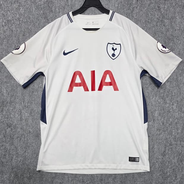 나이키 17-18 토트넘 홈 반팔 유니폼 반팔 져지 M