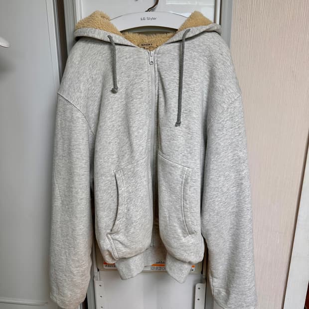 이지 시즌 5 쉐르파 집업 그레이