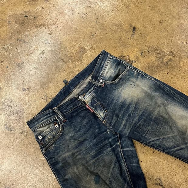 [정품/46] DSQUARED2 디스퀘어드 워싱 데님 청바지 b13