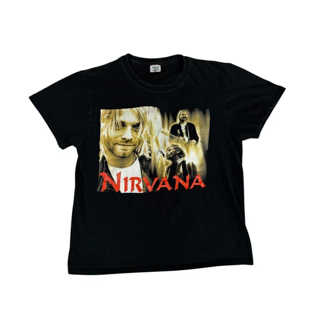 빈티지 Nirvana Kurt Cobain 너바나 커트코베인 티셔츠