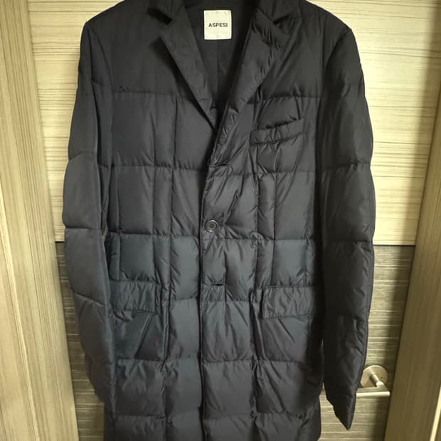 아스페시 네이비 패딩코트 105
