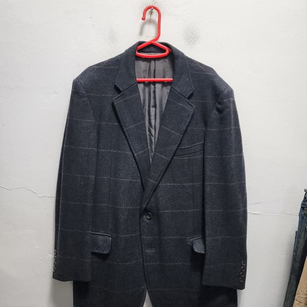 버버리 wool 울 모직 블레이저 