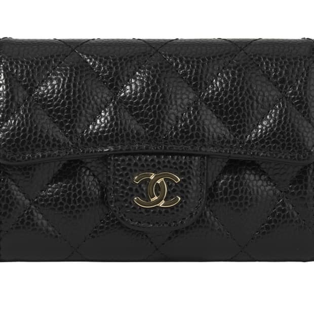 [완전 미개봉] 샤넬 클래식 카드 홀더 그레인드 카프스킨 (금장)