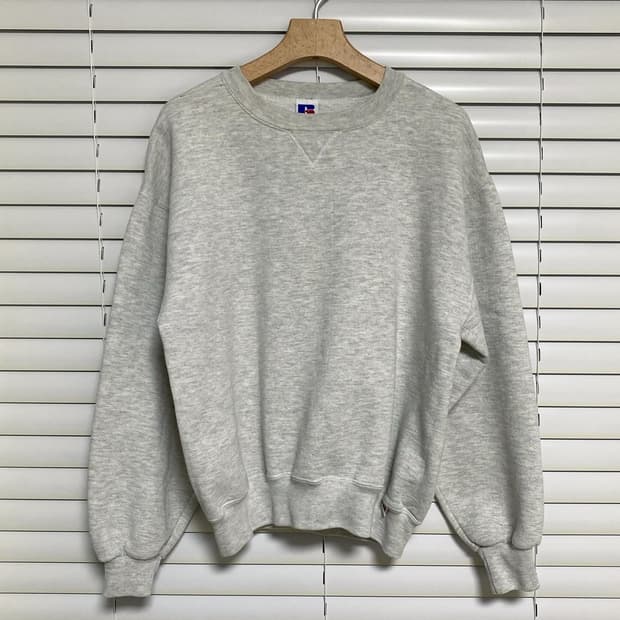 러셀 90s 빈티지 스웻셔츠 그레이