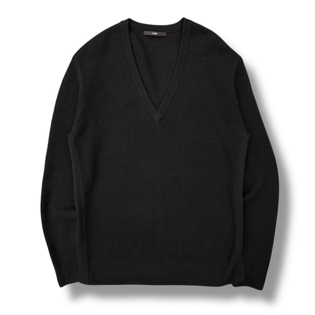 시스템 브이넥 니트 r2006