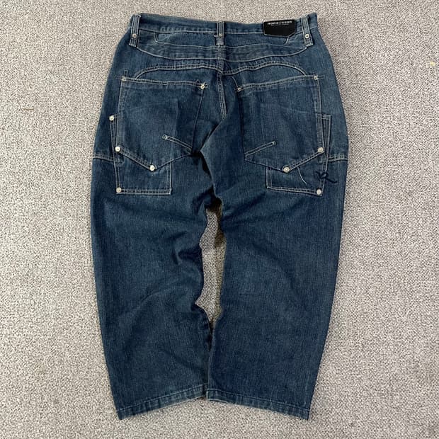 로카웨어 와이드핏 데님팬츠