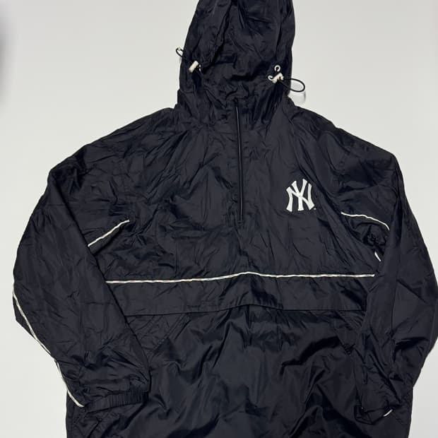 MLB 양키스 나일론 바람막이 후드 아노락 XL