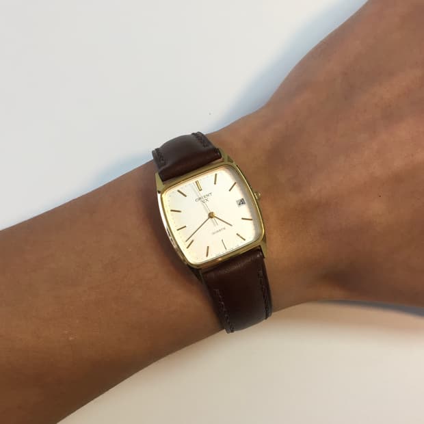 80s orient vx gold quartz