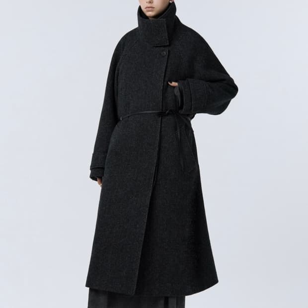 Treemingbird 하이넥 스트랩 레글런코트