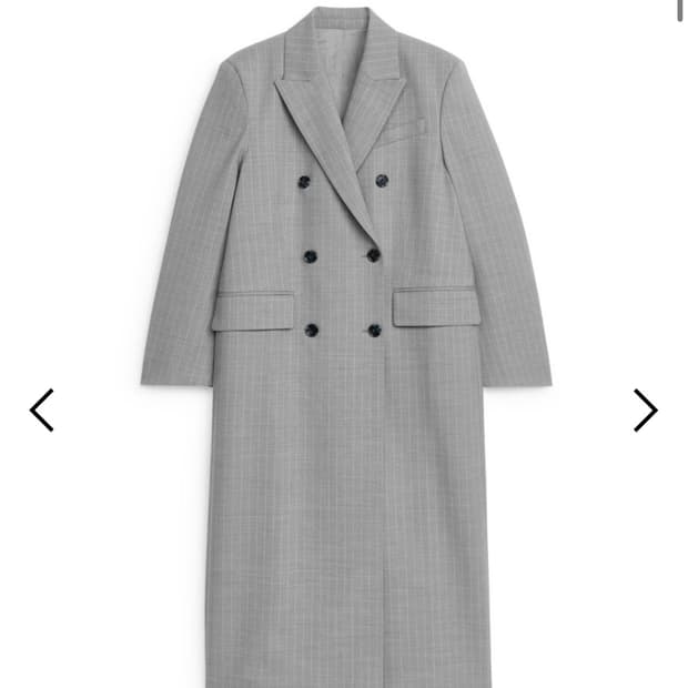 아르켓 테일러드 핀스트라이프 코트 36