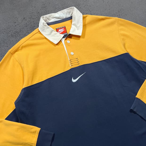 90's 나이키 미드스우시 올드스쿨 럭비티