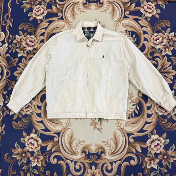 (M)90s 폴로 랄프로렌 스윙탑 자켓 (베이지)