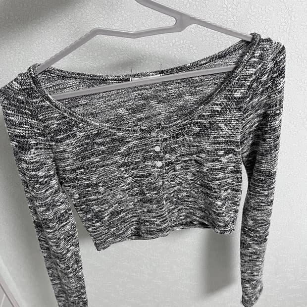 Y2k button long sleeve