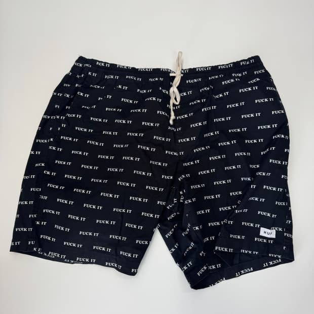희귀!! 허프 HUF 퍽잇 올드스쿨 트레이닝 반바지 2XL